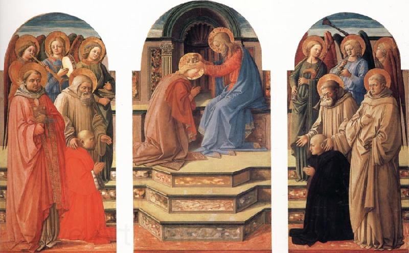 Fra Filippo Lippi The Coronation of the Virgin Norge oil painting art